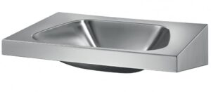 Vegghengt rustfri servant – Trapez