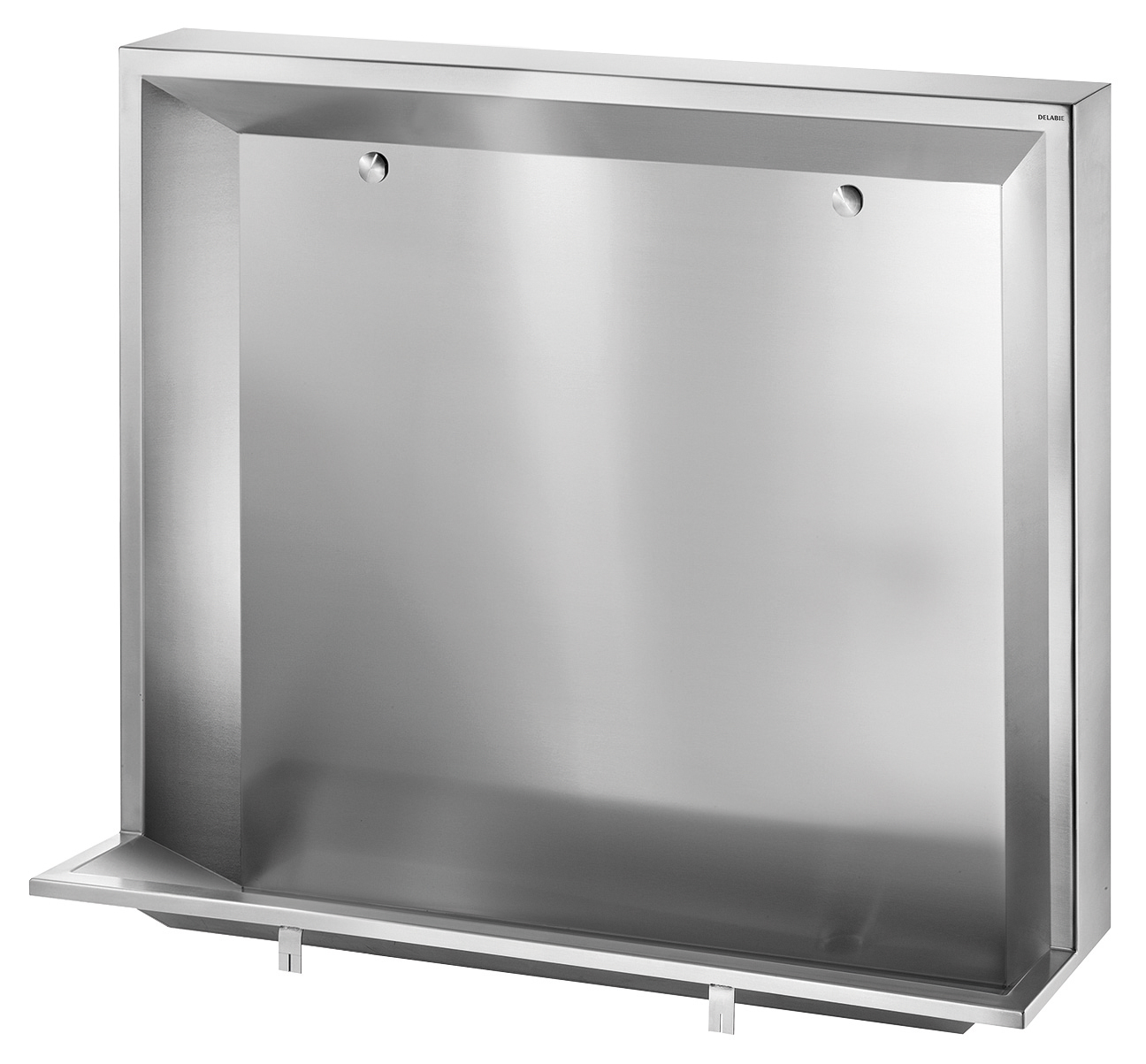 Gulvmontert rustfri urinalrenne – 120 cm