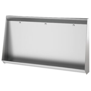 Gulvmontert rustfri urinalrenne – 180 cm